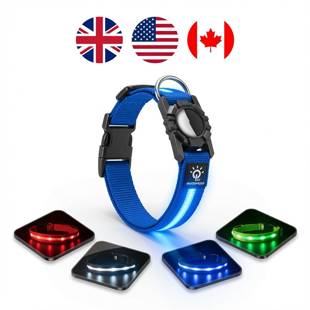 Harness AirTag Pet Collar & Protective Tracker Holder