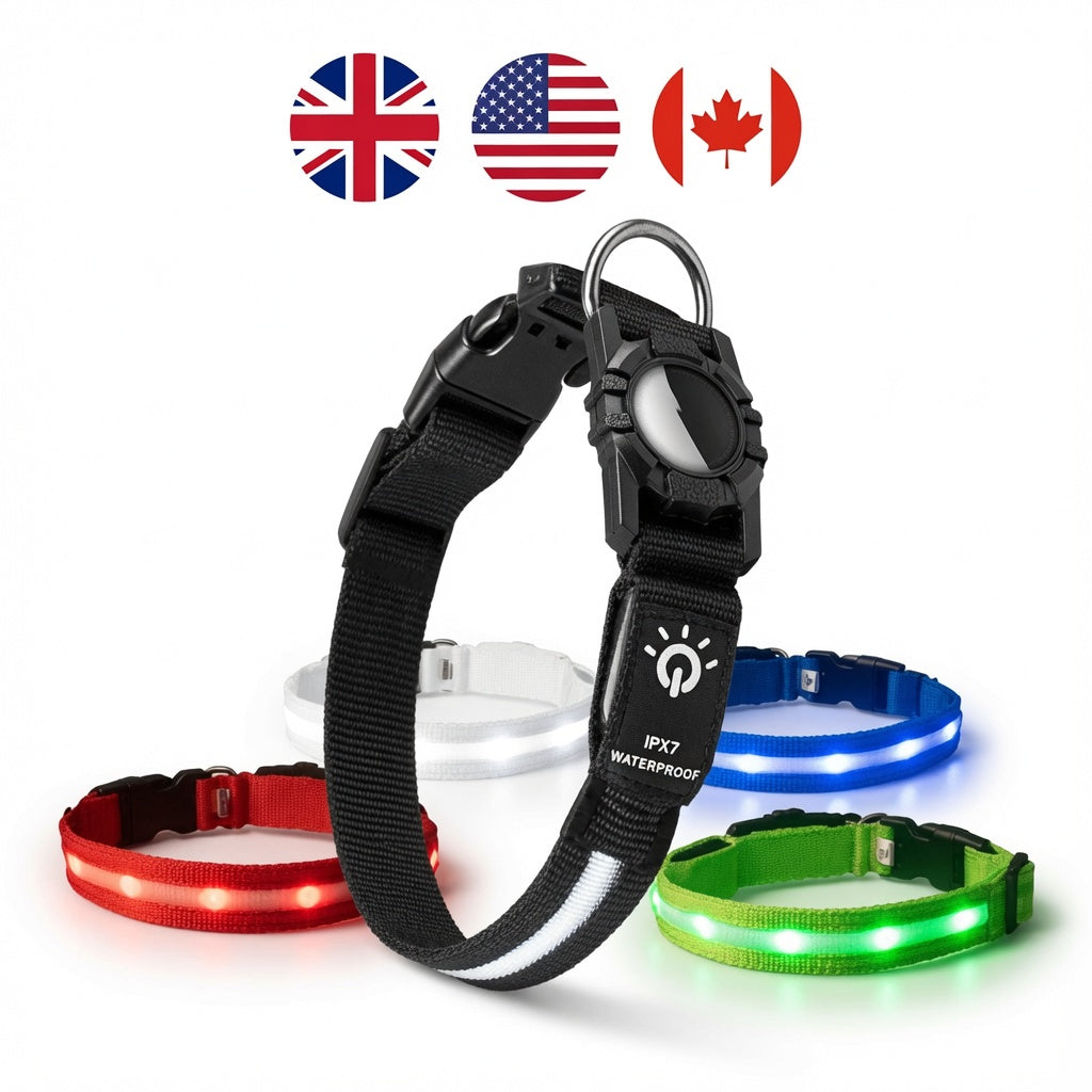 Harness AirTag Pet Collar & Protective Tracker Holder